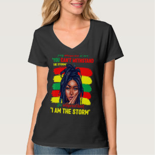 Camiseta Orgullosas damas afroamericanas negras historia ne