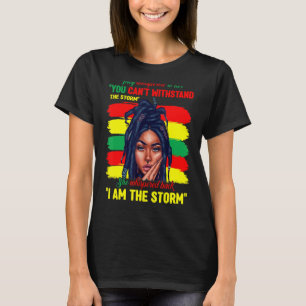 Camiseta Orgullosas damas afroamericanas negras historia ne