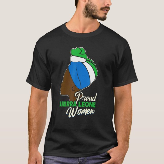 Camiseta Orgullosas mujeres de Sierra Leona (Anverso)