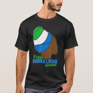 Camiseta Orgullosas mujeres de Sierra Leona Sierra Leona 1