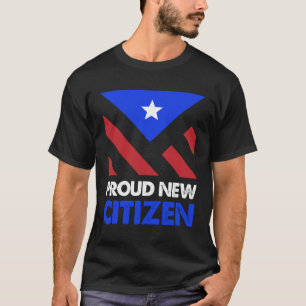 Camiseta Orgullosas nuevas mujeres ciudadanas Bandera estad