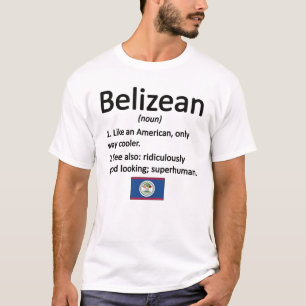 Camiseta Orgullosas raíces beliceas Bandera Herencia Belic