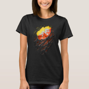 Camiseta Orgullosas raíces butanesas destrozadas por bander
