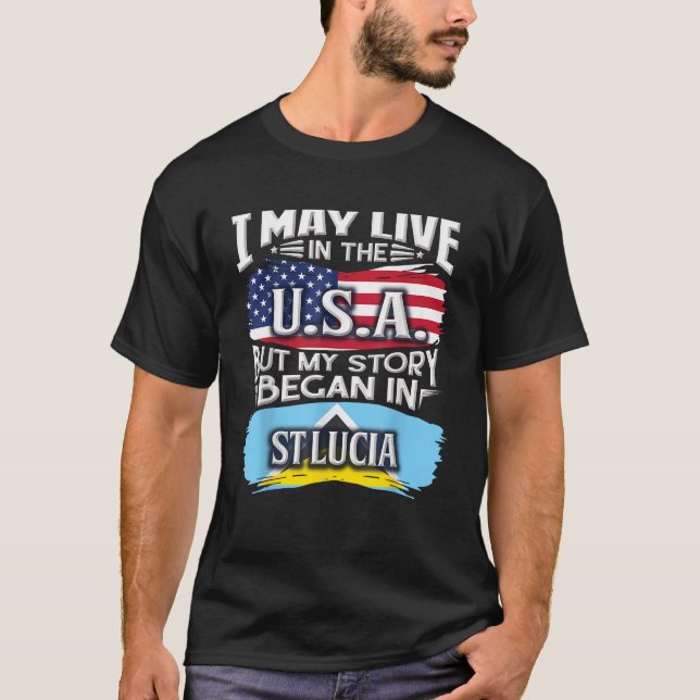 Camiseta Orgullosas raíces de Santa Lucía (Anverso)