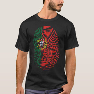 Camiseta Orgullosas raíces portuguesas bandera de Portugal