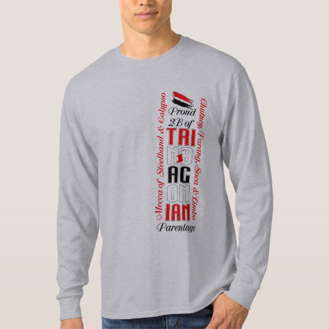 Camiseta Orgulloso 2B de la paternidad trinitense (Anverso)