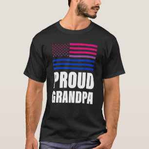 Camiseta Orgulloso Abuelo Bisexual Bandera Lgbt Orgullo Gay