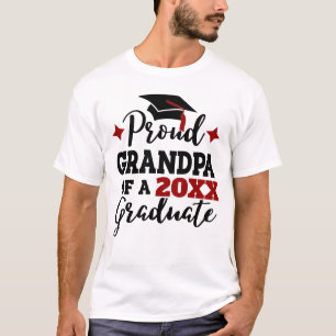 Camiseta Orgulloso abuelo de 2022 graduado de gorra roja ne