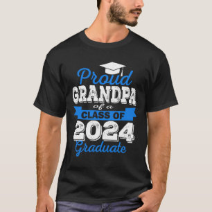 Camiseta Orgulloso Abuelo De 2024 Graduado Impresionante Co