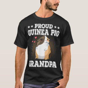 Camiseta Orgulloso abuelo de cerdo de Guinea Funny Padres d