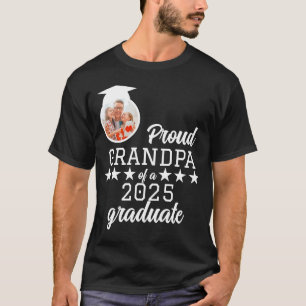 Camiseta Orgulloso abuelo de graduación familiar de 2025