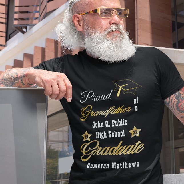 Camiseta Orgulloso abuelo de graduado (Subido por el creador)