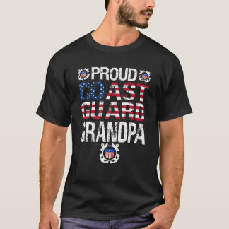 Camiseta Orgulloso abuelo de guardacostas Tee Guardia coste