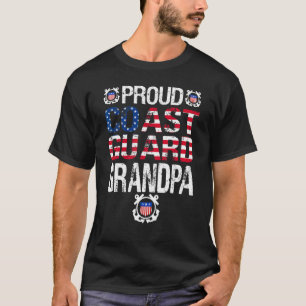 Camiseta Orgulloso abuelo de guardacostas Tee Guardia Coste