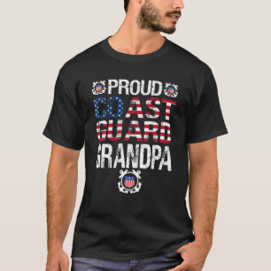 Camiseta Orgulloso abuelo de guardacostas Tee Guardia Coste