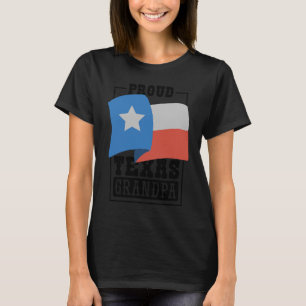 Camiseta Orgulloso Abuelo de Texas Bandera de Texas y texan
