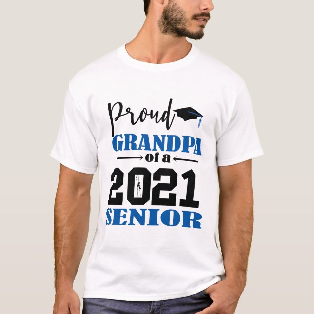Camiseta Orgulloso abuelo de un anciano de 2021 (Anverso)