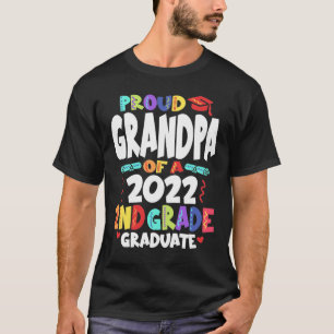 Camiseta Orgulloso abuelo de un graduado de 2º grado en 202