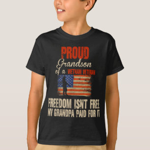 Camiseta Orgulloso Abuelo De Veterana Familia Militar De Vi