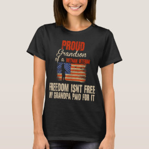 Camiseta Orgulloso Abuelo De Veterana Familia Militar De Vi