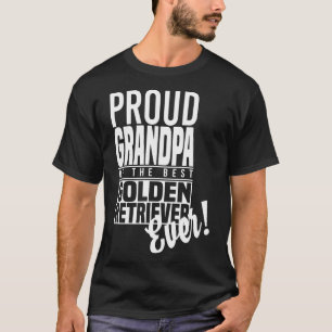 Camiseta Orgulloso Abuelo Del Mejor Lector De Oro De La His