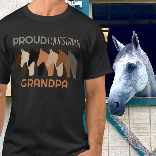 Camiseta Orgulloso abuelo ecuestre (Subido por el creador)