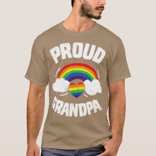 Camiseta Orgulloso Abuelo LGBT Orgullo gay masculino padres