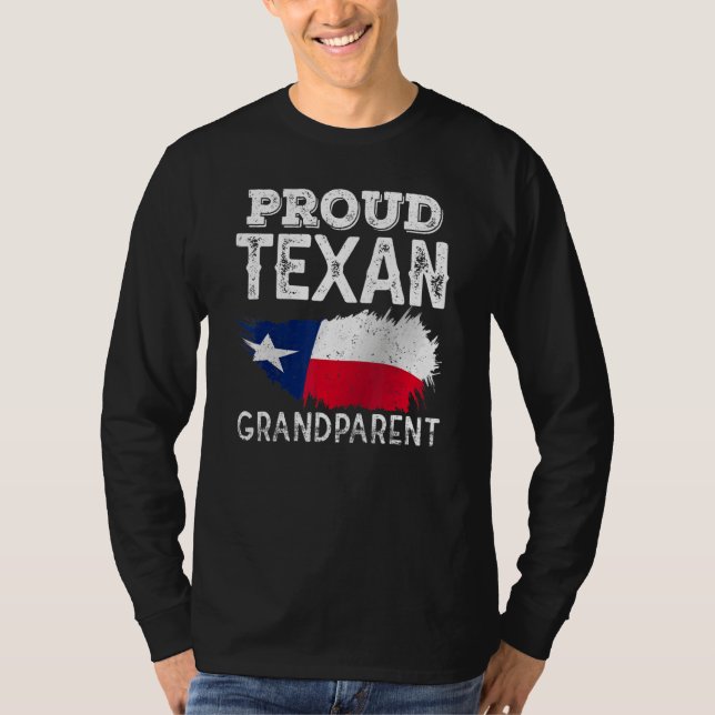 Camiseta Orgulloso abuelo texano Cute Orgullo Patriótico Te (Anverso)