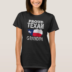 Camiseta Orgulloso Abuelo Texano Orgullo Patriótico Texas C