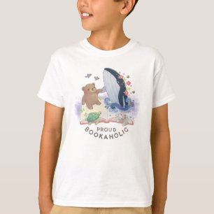 Camiseta Orgulloso adicto a los libros: Ilustración de la m