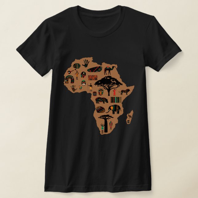 Camiseta Orgulloso africano (Distribución)