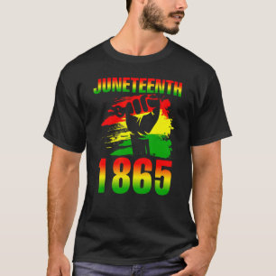 Camiseta Orgulloso Africano Americano Negro Por El 19 De Ju