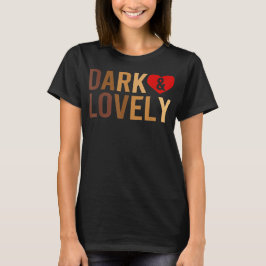 Camiseta Orgulloso africano de Dark And Lovely Mes de la Hi