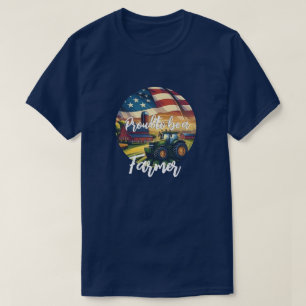 Camiseta Orgulloso agricultor americano