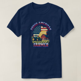 Camiseta Orgulloso agricultor americano