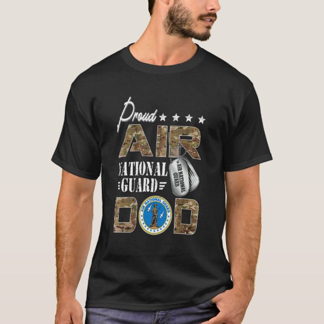 Camiseta Orgulloso Air National Guard Dad Air National Guar (Anverso)