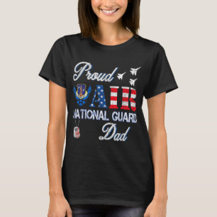 Camiseta Orgulloso Air National Guard Veterans de la Fuerza