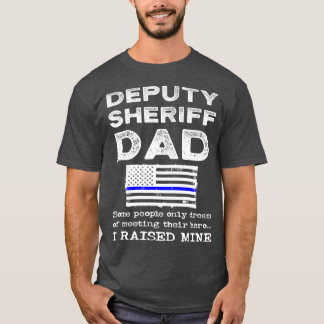 Camiseta Orgulloso Alguacil Papá Padre Thin Blue Line