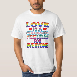 Camiseta Orgulloso aliado con bandera arcoiris gay