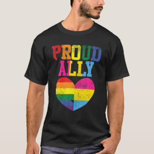 Camiseta Orgulloso aliado LGBT Igualdad gay Pansexual del O