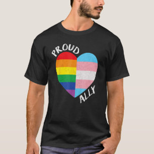Camiseta Orgulloso aliado LGBT Mes del Orgullo Gay