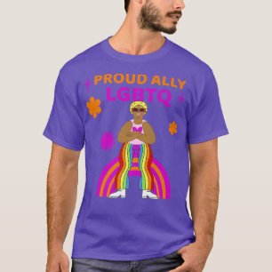Camiseta Orgulloso aliado LGBTQ Comunidad del Orgullo Gay B