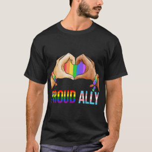 Camiseta Orgulloso aliado Orgullo LGBT Bandera transgénero 