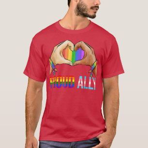 Camiseta Orgulloso aliado Orgullo LGBT Bandera transgénero