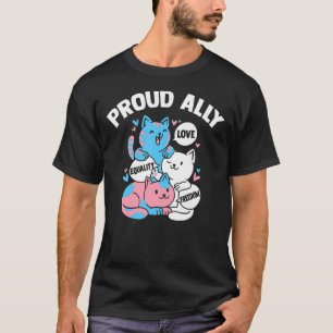 Camiseta Orgulloso Ally Gay Movimiento Lgbtq Orgullo Transg
