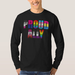 Camiseta Orgulloso Ally Lgbtq Desfile por la igualdad del o