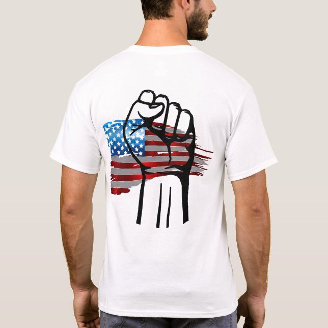 CAMISETA ORGULLOSO AMERICANO (Reverso)