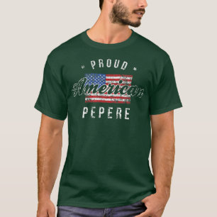 Camiseta Orgulloso americano Pepere , 4 de julio Regalo Est