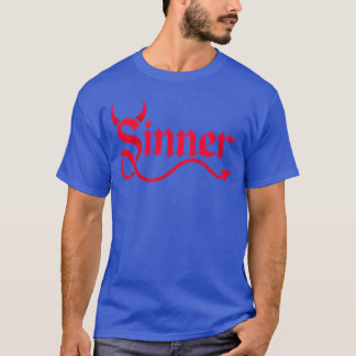 Camiseta Orgulloso amigo ateo del diablo Sinner Rock Hornsa