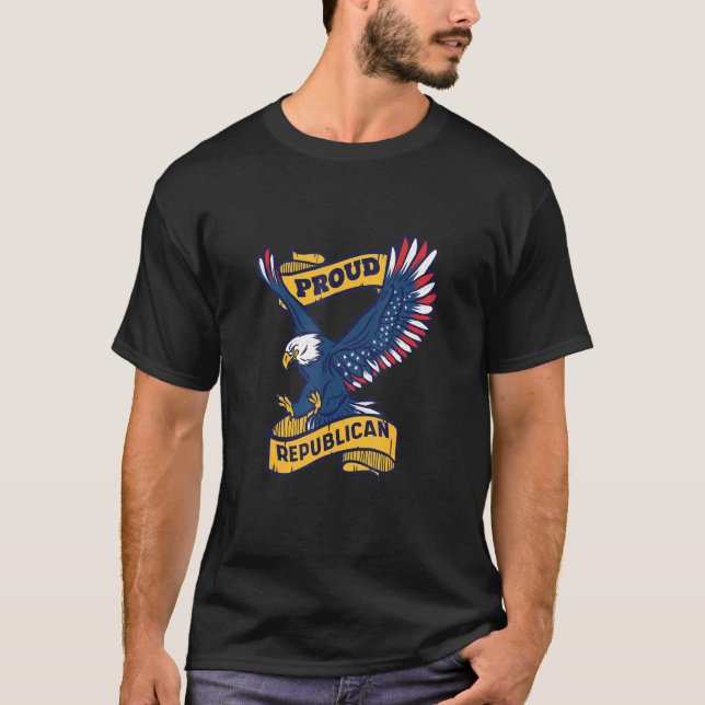 Camiseta Orgulloso antidemócrata republicano (Anverso)